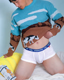 UNDERSTAND<br>貼身四角/U3823 (靛青白)